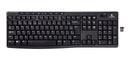 Teclado sem fio Logitech K270