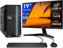 Computador completo com monitor e periféricos