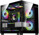 Gabinete gamer com frente mesh